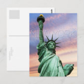 vrijheidsbeeld new york briefkaart (Voorkant / Achterkant)