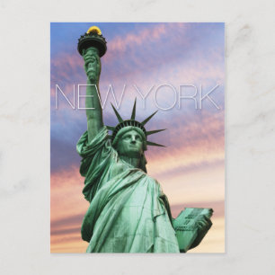 vrijheidsbeeld new york briefkaart