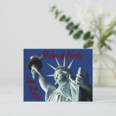 Vrijheidsbeeld New York Briefkaart (Staand voorkant)