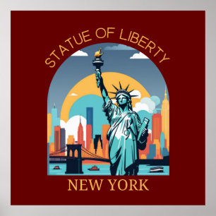 Vrijheidsbeeld, New York City Poster