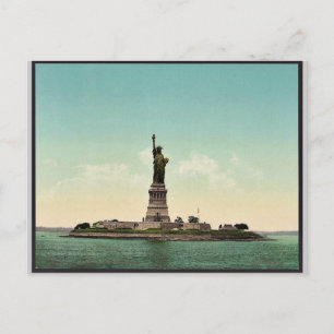 Vrijheidsbeeld, New York Harbour klassieker Foto Briefkaart