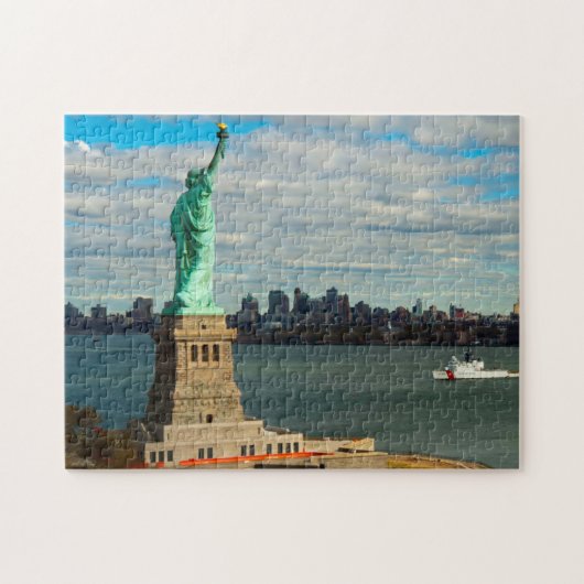 Vrijheidsbeeld New York. Legpuzzel (Horizontaal)