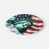 Vrijheidsbeeld, New York Papieren Bordje (Gekanteld)