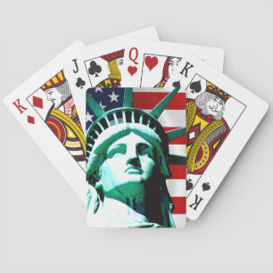 Vrijheidsbeeld, New York Pokerkaarten