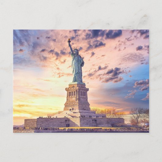 Vrijheidsbeeld, New York, Verenigde Staten Briefkaart (Voorkant)