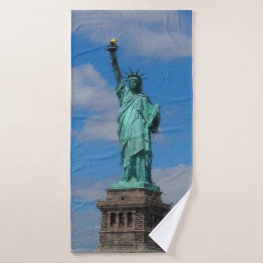 Vrijheidsbeeld NYC Badhanddoek (Badhanddoek)