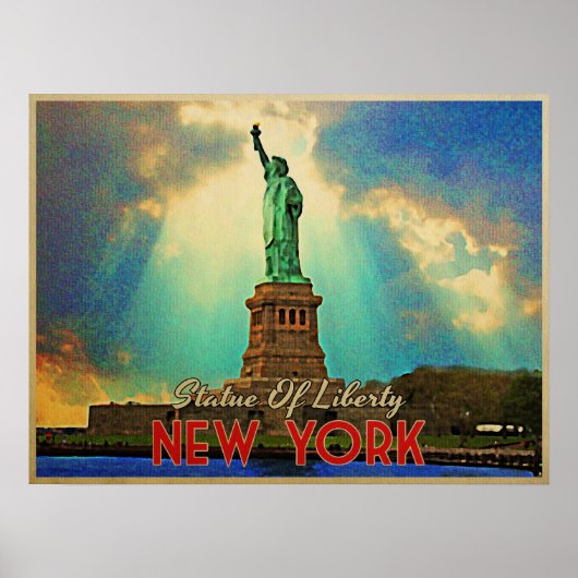 Vrijheidsbeeld NYC Poster (Voorkant)