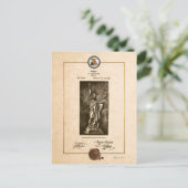 Vrijheidsbeeld  Octrooidocument Briefkaart (Staand voorkant)