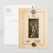 Vrijheidsbeeld  Octrooidocument Briefkaart (Voorkant / Achterkant)