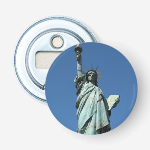 Vrijheidsbeeld, Odaiba, Tokio, Japan Button Flesopener