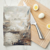 Vrijheidsbeeld onthulling 1886 theedoek (Quarter Fold)