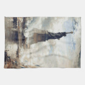 Vrijheidsbeeld onthulling 1886 theedoek (Horizontaal)