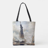Vrijheidsbeeld onthulling 1886 tote bag (Achterkant)
