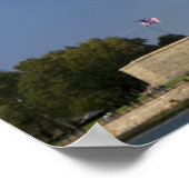 Vrijheidsbeeld op Liberty Island in New 2 Poster (Hoek)