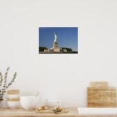 Vrijheidsbeeld op Liberty Island in New 2 Poster (Keuken)