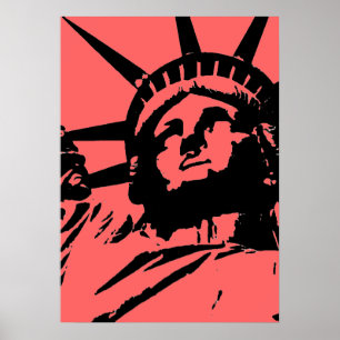 Vrijheidsbeeld Pop Art Poster Print