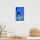 Vrijheidsbeeld Pop Art Poster Print (Keuken)
