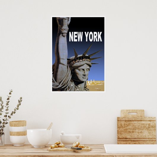 Vrijheidsbeeld Poster (Keuken)