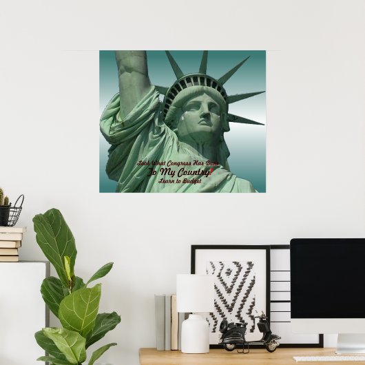 Vrijheidsbeeld Poster (Thuiskantoor)