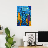 VRIJHEIDSBEELD POSTER (Thuiskantoor)