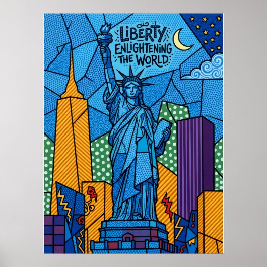 VRIJHEIDSBEELD POSTER (Voorkant)