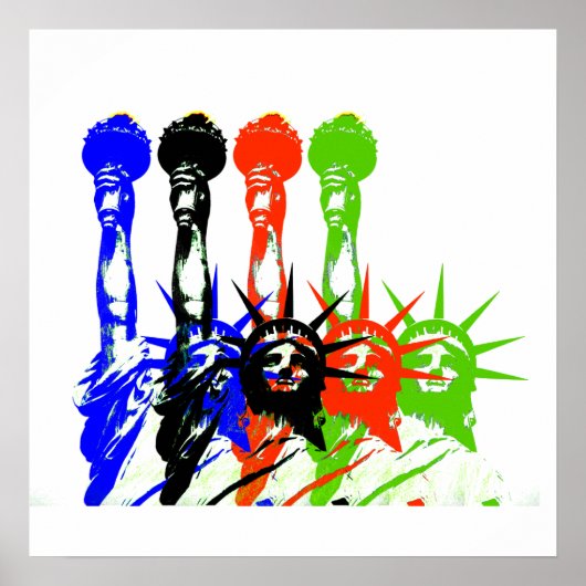 Vrijheidsbeeld poster (Voorkant)