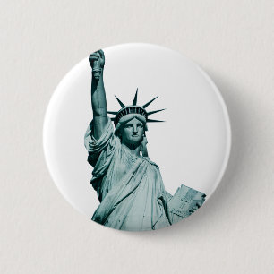 Vrijheidsbeeld Ronde Button 5,7 Cm