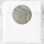 Vrijheidsbeeld Ronde Sticker (Tas)