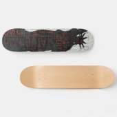 Vrijheidsbeeld Silhouette Skateboard (Horizontaal)