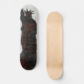 Vrijheidsbeeld Silhouette Skateboard (Voorkant)