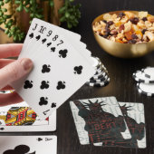 Vrijheidsbeeld Silhouette Speelkaarten (Insitu)