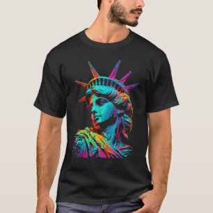 Vrijheidsbeeld Souvenir schilderij Art New York C T-shirt