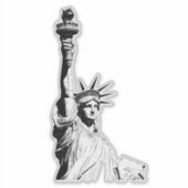  Vrijheidsbeeld Sticker (Voorkant)