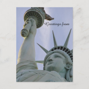 Vrijheidsbeeld van de staatsvrijheid briefkaart