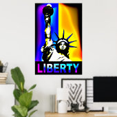 Vrijheidsbeeld van Posters (Thuiskantoor)