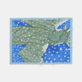 Vrijheidsbeeld van Vleece Blanket Fleece Deken (Voorkant (Horizontaal))