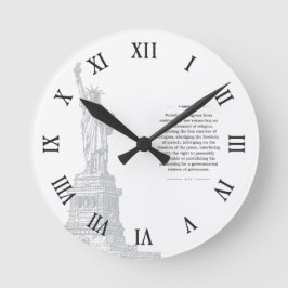 Vrijheidsbeeld Verenigde Staten 1e wijziging Vrije Ronde Klok