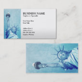 vrijheidsbeeld visitekaartje (Voorkant / Achterkant)