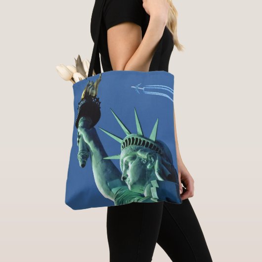 Vrijheidsbeeld voor All-Over-Print Canvas tas (Dichtbij)