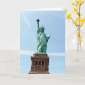 Vrijheidsbeeld Wenskaart Kaart (Gele Bloem)