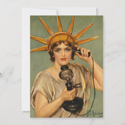  Vrijheidsbeeld, WWI-patriottische oorlog en oorlo (Voorkant)