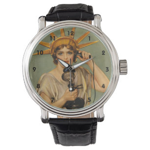  Vrijheidsbeeld, WWI-patriottische oorlog en oorlo Horloge