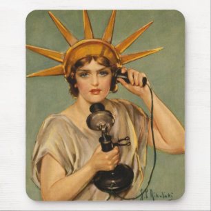 Vrijheidsbeeld, WWI-patriottische oorlog en oorlo Muismat