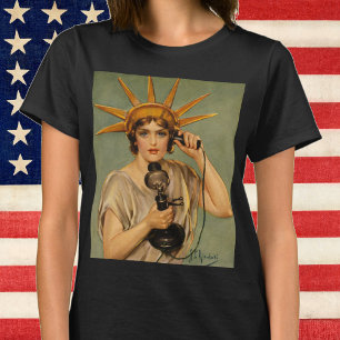 Vrijheidsbeeld, WWI-patriottische oorlog en oorlo T-shirt