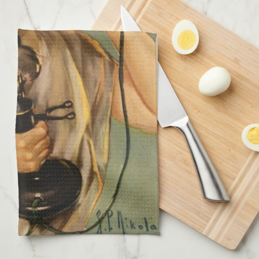  Vrijheidsbeeld, WWI-patriottische oorlog en oorlo Theedoek (Quarter Fold)