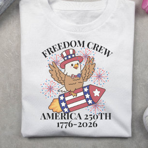 Vrijheidscru 250ste verjaardag 4 juli t-shirt