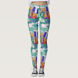 Vrijheidsdame Pop Art Leggings