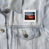 Vrijheidsistentie gratis vierkante button 5,1 cm (In situ)