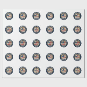 Vrijheidspuzzel Patriottische Patriottische Puzzel Cadeaupapier