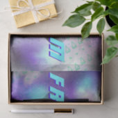 Vrijheidsruimte - Nebula, sterren, hartslagpapier Tissuepapier (Geschenk)